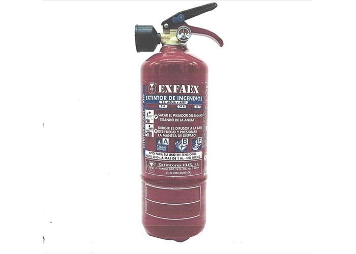 Extintor de 2 litros para cocinas (clase F)